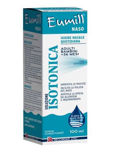 EUMILL NASO SPRAY SOLUZIONE ISOTONICA 100 ML - FARMACIA33