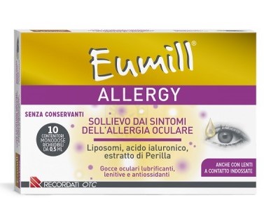 EUMILL ALLERGY GOCCE OCULARI 10 FLACONCINI DA 0,5 ML - FARMACIA33