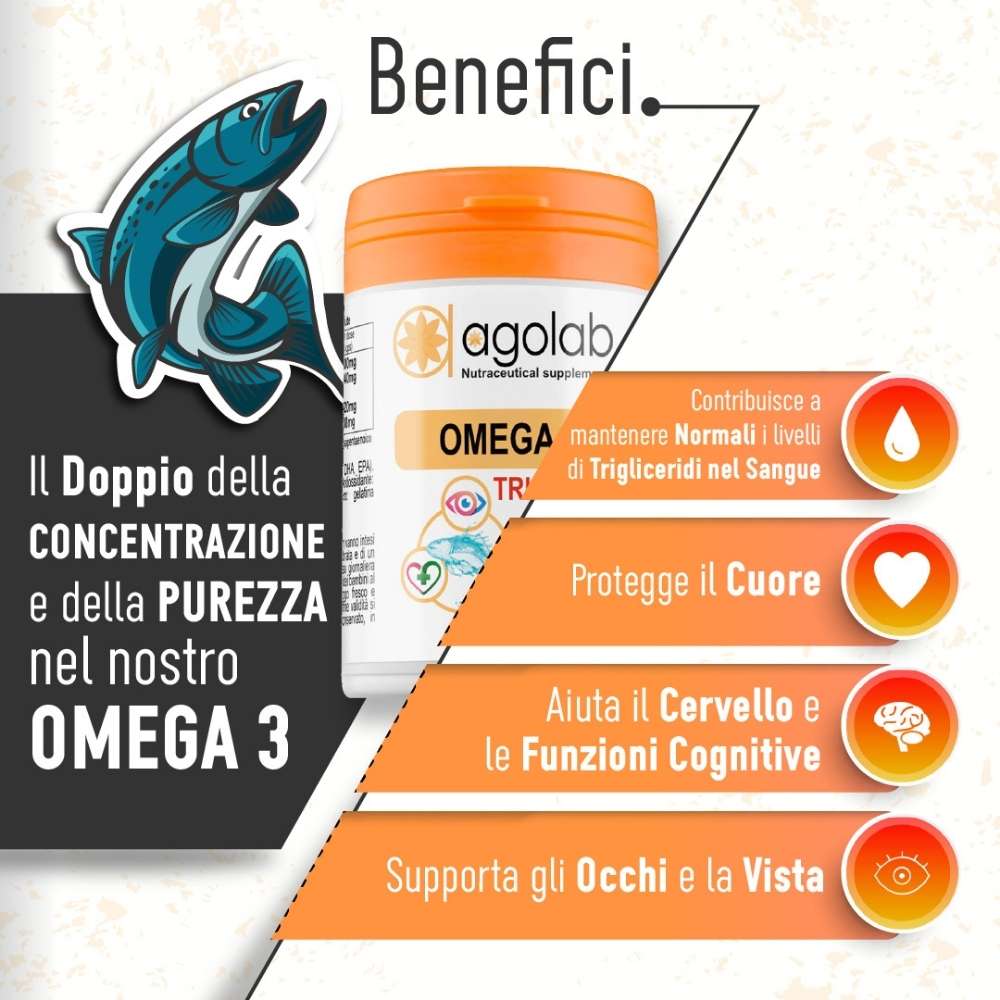 OMEGA 3 TRIACTION 60 PERLE - CERTIFICATO IFOS 5 STELLE - FARMACIA33