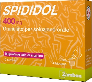 Spididol 400g Ibuprofene Granulato 12 Bustine Gusto Albicocca - FARMACIA33