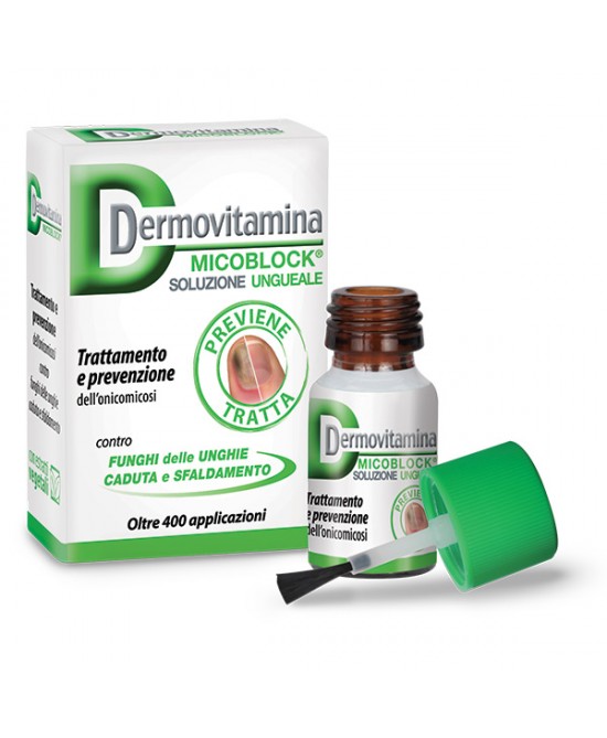 DERMOVITAMINA MICOBLOCK 3 IN 1 ONICOMICOSI SOLUZIONE UNGUEALE 7 ML - FARMACIA33