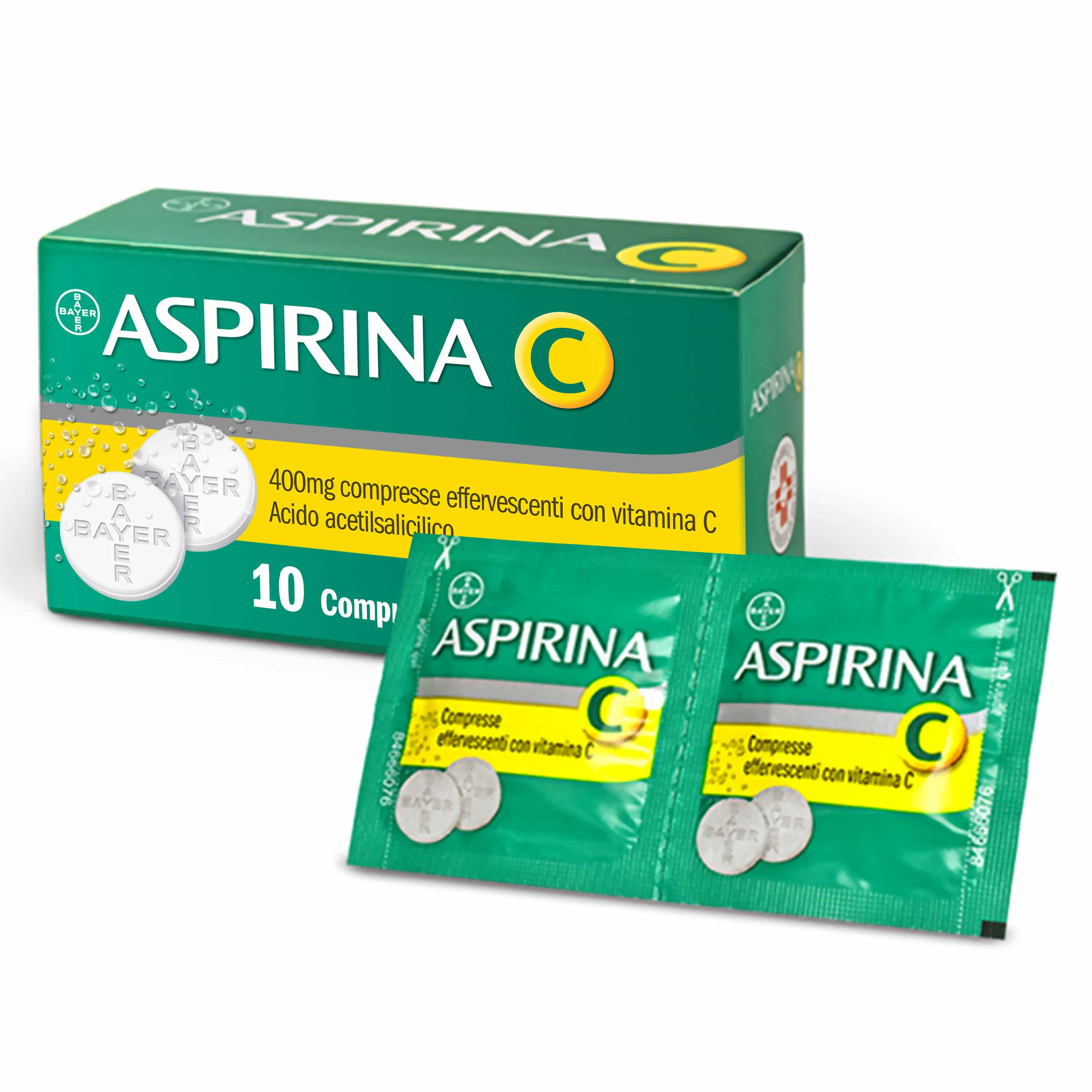 ASPIRINA C*10CPR EFF 400+240MG - FARMACIA33