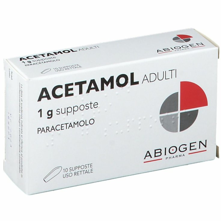 ACETAMOL*AD 10SUPP 1G - FARMACIA33