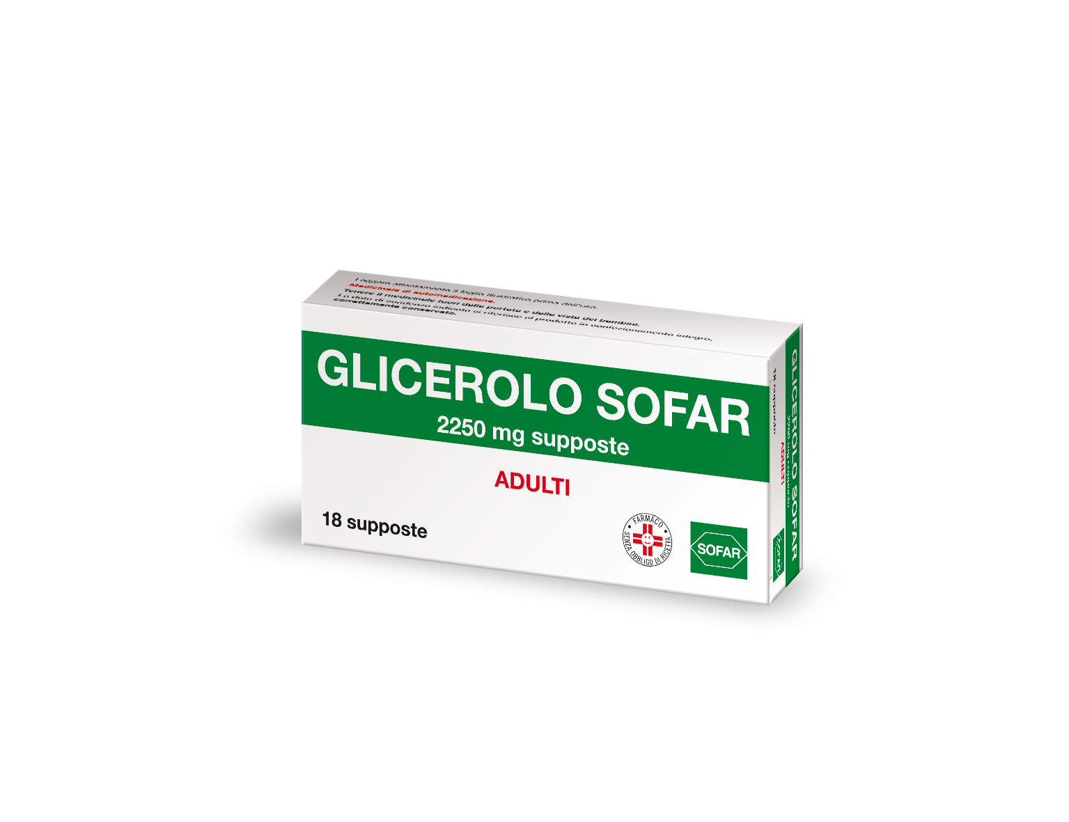 GLICEROLO ALFA*AD 18SUPP2250MG - FARMACIA33