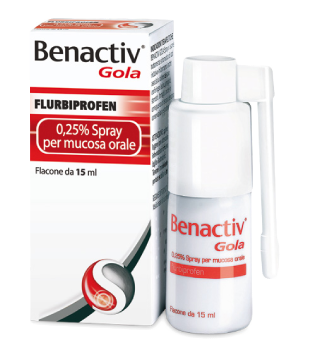 BENACTIV GOLA*SPRAY 15ML 0,25% - FARMACIA33