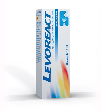 LEVOREACT*SPRAY NAS 10ML 0,5MG - FARMACIA33