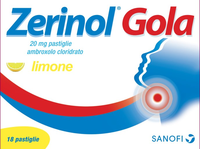 ZERINOL GOLA LIMO*18PAST 20MG - FARMACIA33