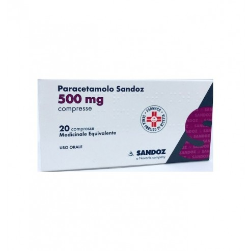 PARACETAMOLO SAND*20CPR 500MG - FARMACIA33