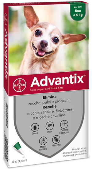 ADVANTIX SPOT ON*4PIP 0-4KG - FARMACIA33