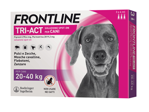 FRONTLINE TRI-ACT*3PIP 20-40KG - FARMACIA33