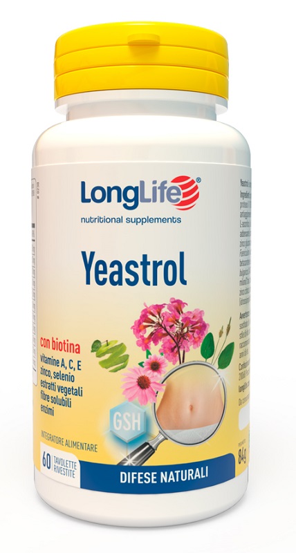 LONGLIFE YEASTROL 60 TAVOLETTE RIVESTITE - FARMACIA33