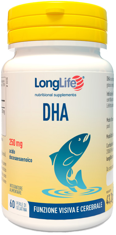 LONGLIFE DHA 250 MG 60 PERLE - FARMACIA33