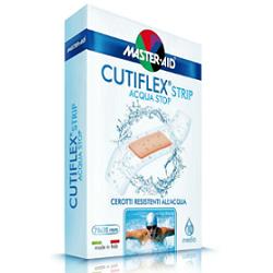 CEROTTO MASTER-AID CUTIFLEX STRIP TRASPARENTE IMPERMEABILE SUPPORTO IN POLIURETANO SUPER 10 PEZZI - FARMACIA33