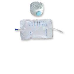SACCA RACCOGLI URINA DA GAMBA PER INCONTINENZA IN PVC 750 ML TUBO RACCORDO DIRITTO 30 CM+RUBINETTO SCARICO+VALVOLA ANTIREFLUSSO+2 FASCE A BOTTONI 10 PEZZI - FARMACIA33