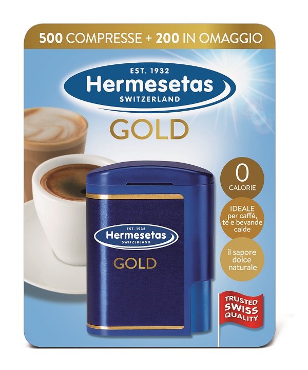 HERMESETAS GOLD 500+200 COMPRESSE 35 G - FARMACIA33