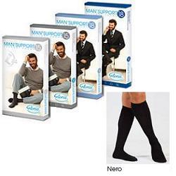 MAN SUPPORT 18 COTONE GAMBALETTO 18 NERO 3 - FARMACIA33