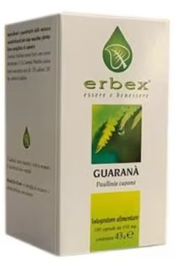 GUARANA 100 CAPSULE 430MG - FARMACIA33