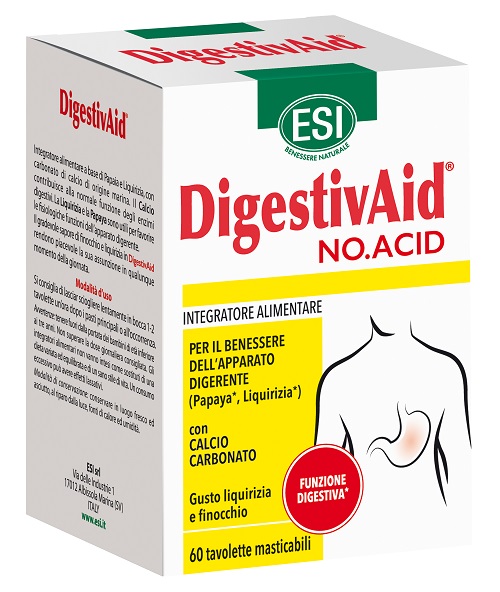 ESI DIGESTIVAID NO ACID 60 TAVOLETTE - FARMACIA33