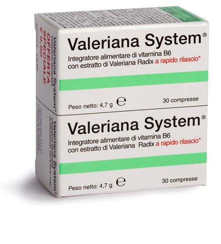 VALERIANA SYSTEM 30 COMPRESSE+30 COMPRESSE - FARMACIA33