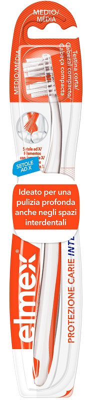 ELMEX INTERX SPAZZOLINO PROTEZIONE CARIE TESTINA CORTA - FARMACIA33