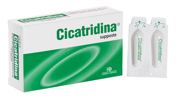 CICATRIDINA SUPPOSTE 10 PEZZI - FARMACIA33