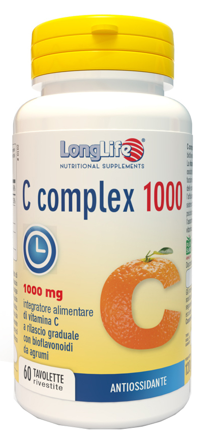LONGLIFE C COMPLEX 1000 T/R 60 TAVOLETTE - FARMACIA33