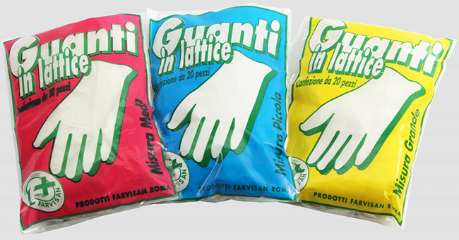 GUANTO IN LATTICE MISURA GRANDE 20 PEZZI - FARMACIA33