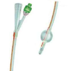 CATETERE FOLEY IN SILICONE TRASPARENTE A 2 VIE CON PALLONCINO 5-10ML DIAMETRO CH16 5,33MM LUNGHEZZA 40CM - FARMACIA33
