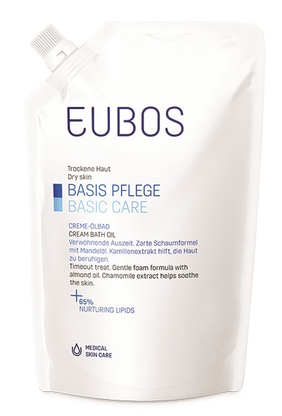 EUBOS OLIO BAGNO RICARICA 400 ML - FARMACIA33