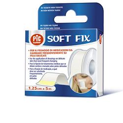 CEROTTO IN ROCCHETTO SOFT FIX 1,25X500 CM CON FUSTELLA - FARMACIA33