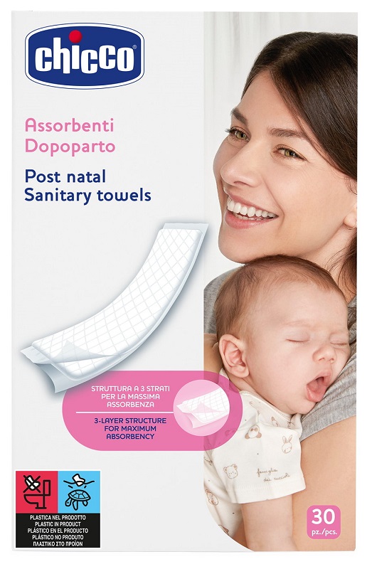 CHICCO ASSORBENTI PROTECTION POSTPARTO 30 PEZZI - FARMACIA33
