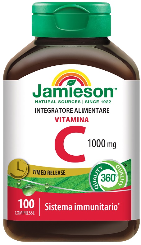JAMIESON VITAMINA C 1000 TIMED RELEASE 100 COMPRESSE BARATTOG - FARMACIA33