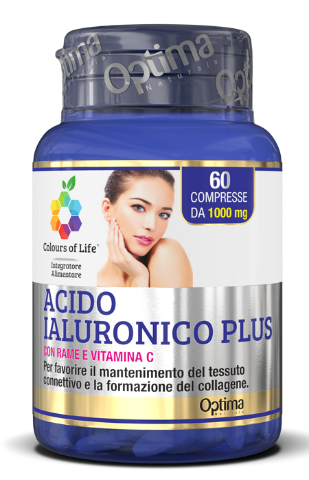 COLOURS OF LIFE ACIDO IALURONICO PLUS 60 COMPRESSE 1000 MG - FARMACIA33