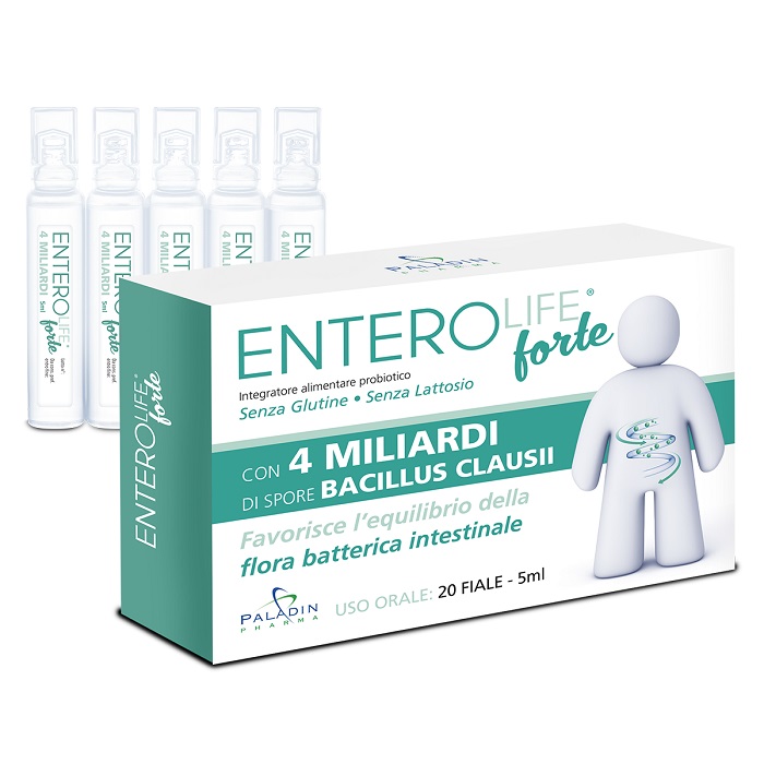 ENTEROLIFE FORTE 4 MILIARDI 20 FIALE DA 5 ML - FARMACIA33