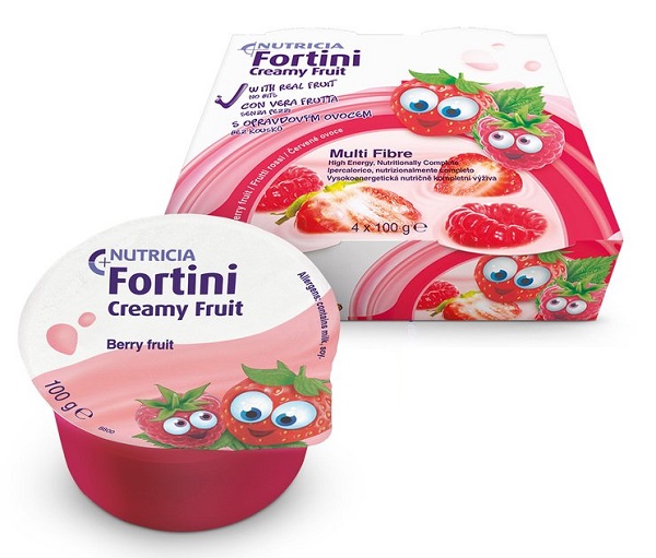 FORTINI CREAMY FRUIT MULTI FIBRE FRUTTI ROSSI 4X100 G - FARMACIA33