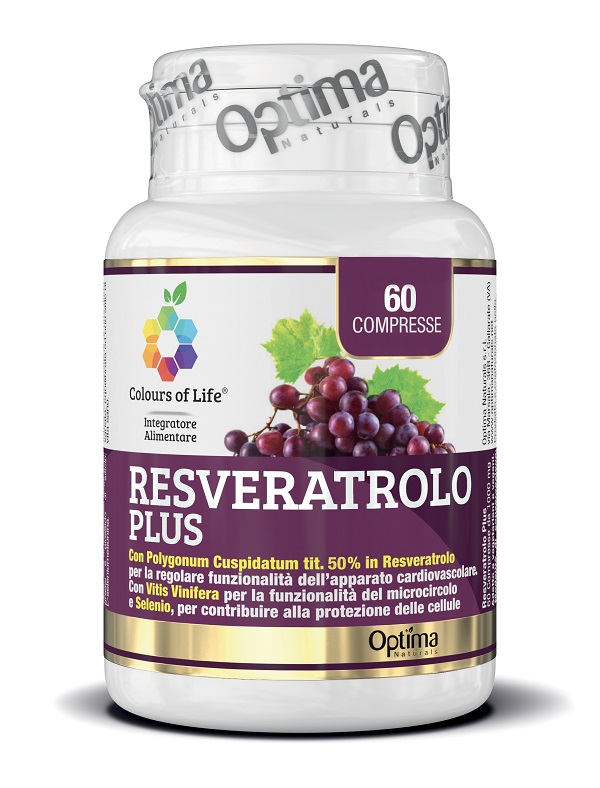 COLOURS OF LIFE RESVERATROLO PLUS 60 COMPRESSE 1000 MG - FARMACIA33
