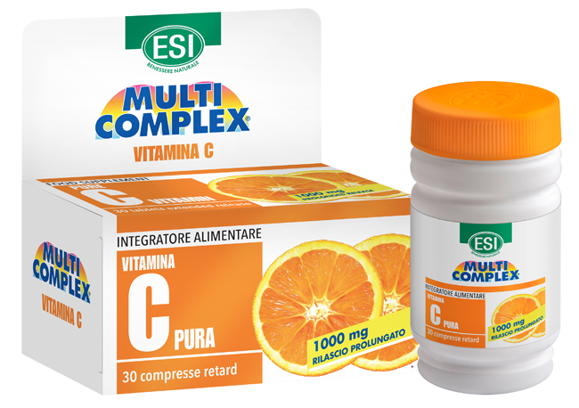 ESI MULTICOMPLEX VITAMINA C PURA 1000 MG RETARD 30 COMPRESSE - FARMACIA33