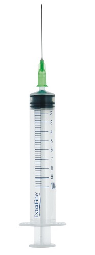 SIRINGA IPODERMICA SFUSA EXTRAFINE 10 CC AGO 2 G21 0,80X40 CENTRALE - FARMACIA33