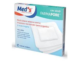 MEDS PORE MEDICAZIONE ADESIVA 10X15 CM 5 PEZZI - FARMACIA33