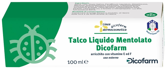 DICOFARM TALCO LIQUIDO MENTOLATO 100 ML - FARMACIA33
