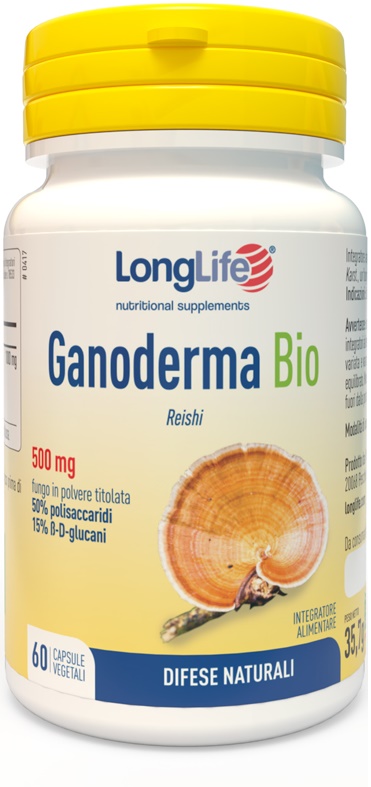 LONGLIFE GANODERMA BIO 60 CAPSULE - FARMACIA33