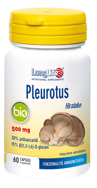 LONGLIFE PLEUROTUS BIO 60 CAPSULE - FARMACIA33