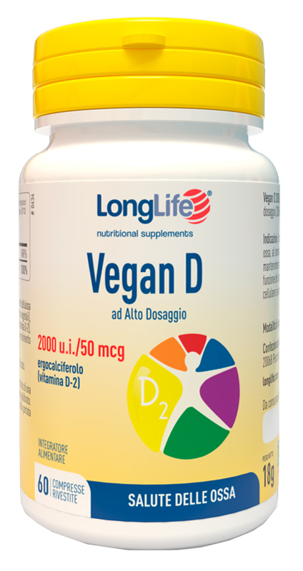 LONGLIFE VEGAN D 60 COMPRESSE - FARMACIA33
