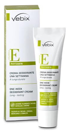 VEBIX PHYTAMIN CREMA DEODORANTE 1 SETTIMANA 25 ML - FARMACIA33