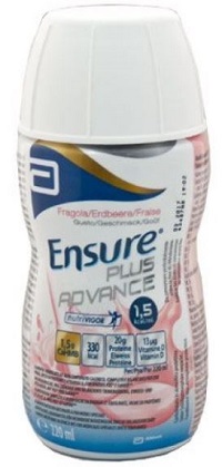 ENSURE PLUS ADVANCE FRAGOLA 4 BOTTIGLIE DA 220 ML - FARMACIA33