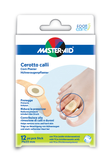 MASTER-AID CEROTTO CALLIFUGO FOOT CARE 71X22 MM 12 PEZZI - FARMACIA33