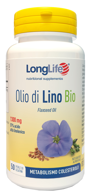 LONGLIFE OLIO DI LINO BIO 50 PERLE - FARMACIA33