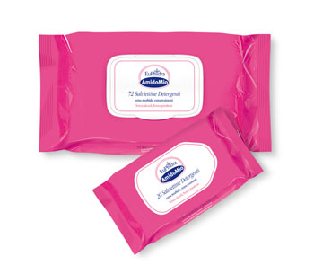 EUPHIDRA AMIDOMIO SALVIETTE UMIDIFICATE 72 PEZZI - FARMACIA33