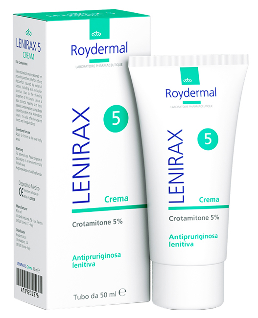 CREMA DERMATOLOGICA AL CROTAMITONE 5 % LENIRAX 5 50ML - FARMACIA33