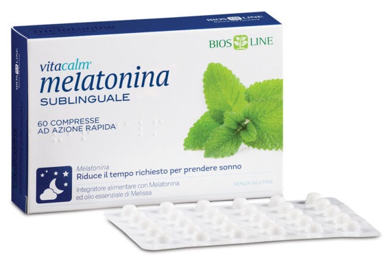 VITACALM MELATONINA 120 COMPRESSE SUBLINGUALI - FARMACIA33